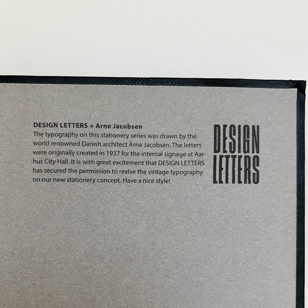 DESIGN LETTERS Brainstorm Typography Hardback Notebook - Picture 8 of 8